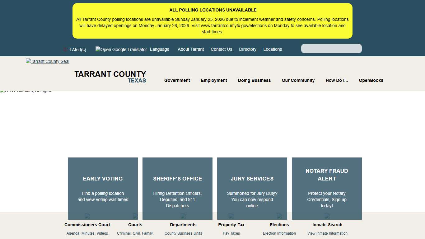 Tarrant County - Home